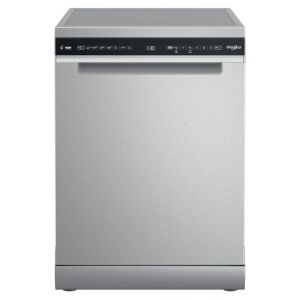 Whirlpool W7FHS51X W7 HS51 X UK Freestanding 15 Place Setting capacity dishwasher