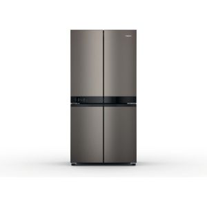 Hotpoint HQ9U2BLG side-by-side american fridge: black