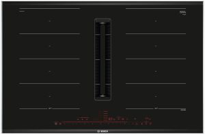 Bosch PXX875D57E 80cm venting hob, DirectSelect Premium Control, 2 x Flex + Ventilation