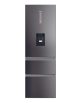 Haier HTW5618EWMP Inox 59.5cm 3D Fridge Freezer - Dark Inox