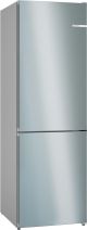 Bosch KGN362IDFG Stainless Steel Easy clean, horizontal shiny finish, AFP No Frost - 186cm High Fridge Freezer